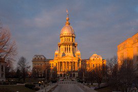 Contractor License Bonds in Illinois - State Capitol Building Springfield, Illinois